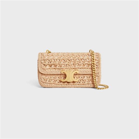 celine raffia triomphe bag|buy celine triomphe cheap.